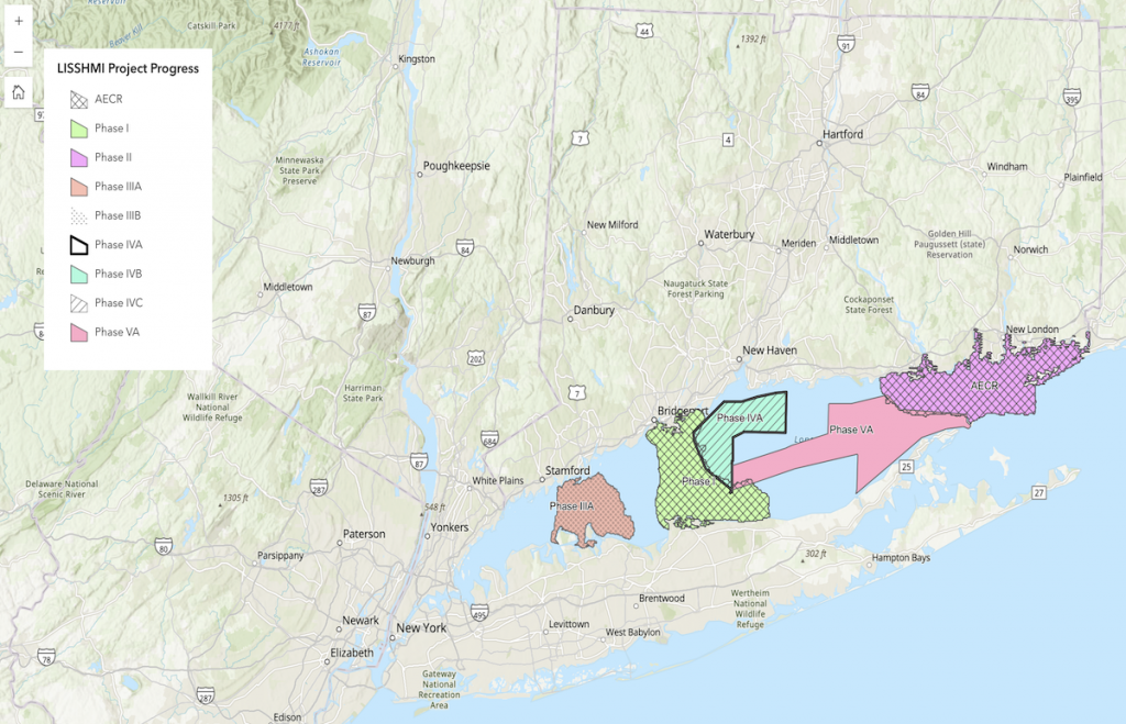 Mapping showing the LIS Mapping Initiative regions that links to an interactive map that provides information on each areas progress