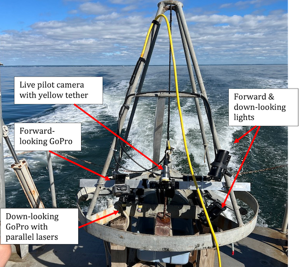 The PISSAH on the deck of the Research Vessel Weicker