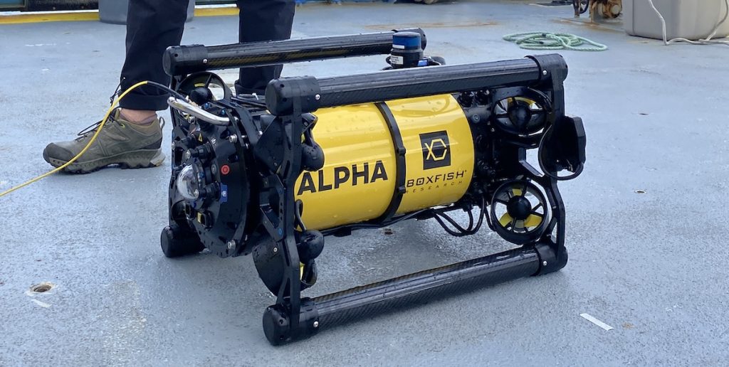 Boxfish Alpha remotely operated vehicle (ROV)