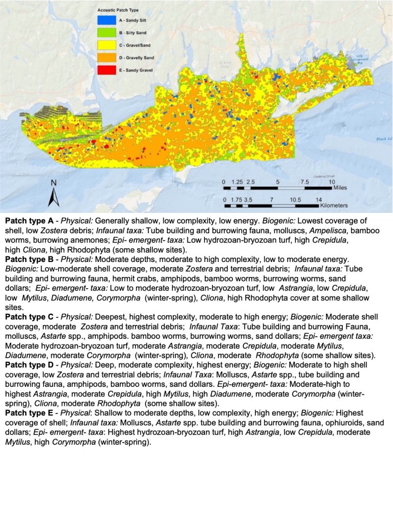 Integrated Habitat Map for the Phase II - eastern Long Island Sound area